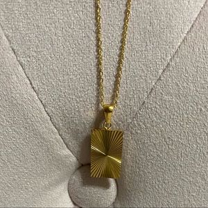 18k gold plated necklace